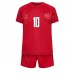 Danmark Christian Eriksen #10 Hemmakläder Barn VM 2022 Kortärmad (+ Korta byxor)